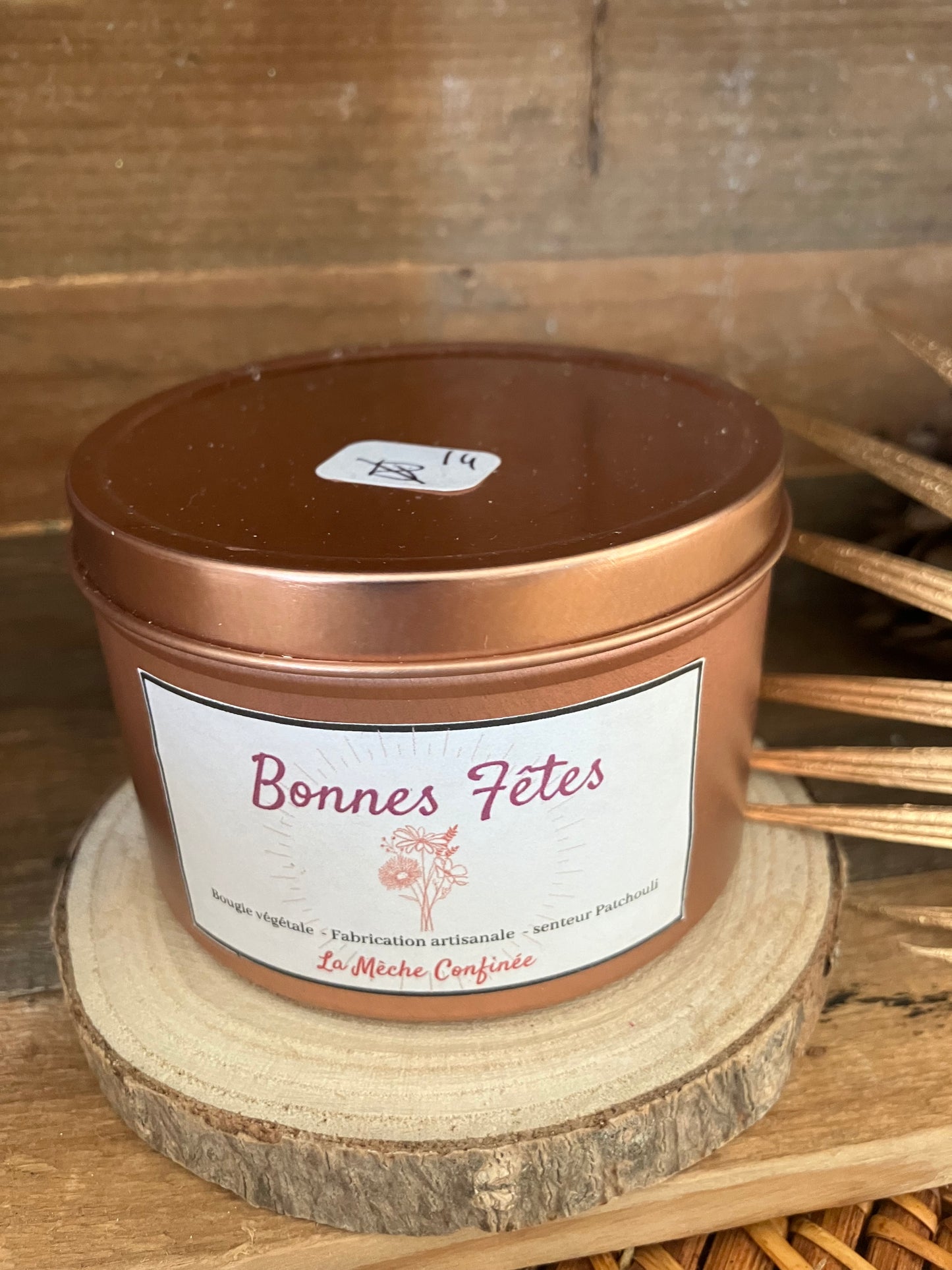 Bougie Métal Patchouli