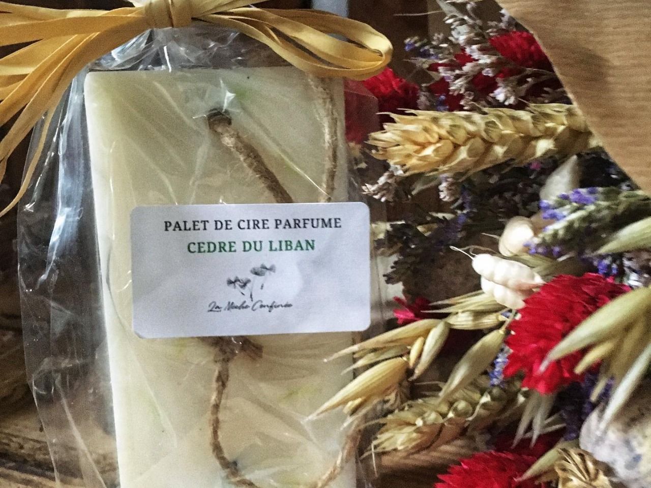 PALET DE CIRE A SUSPENDRE CEDRE DU LIBAN