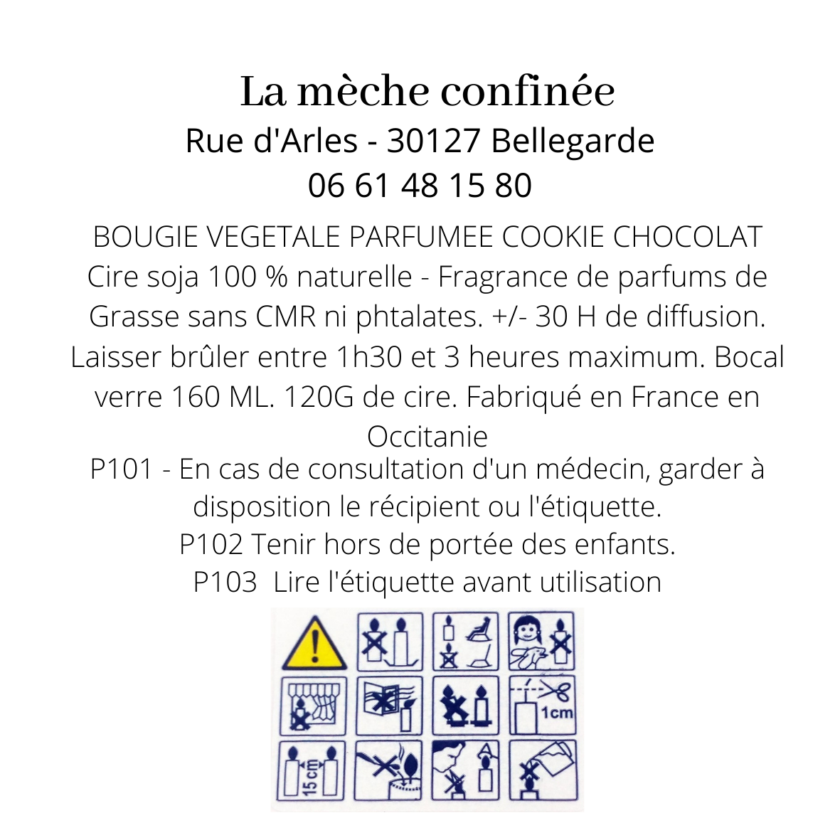 BOUGIE COOKIE AU CHOCOLAT