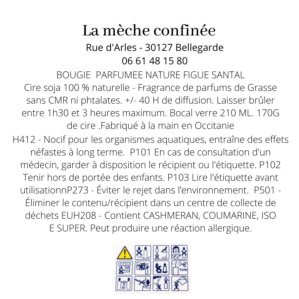 BOUGIE FIGUE SANTAL