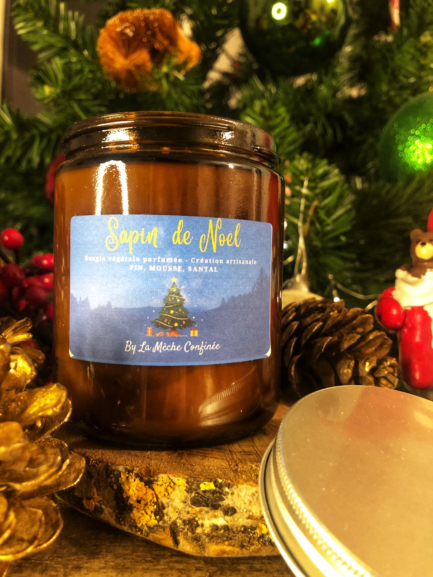 Bougie Sapin de Noël