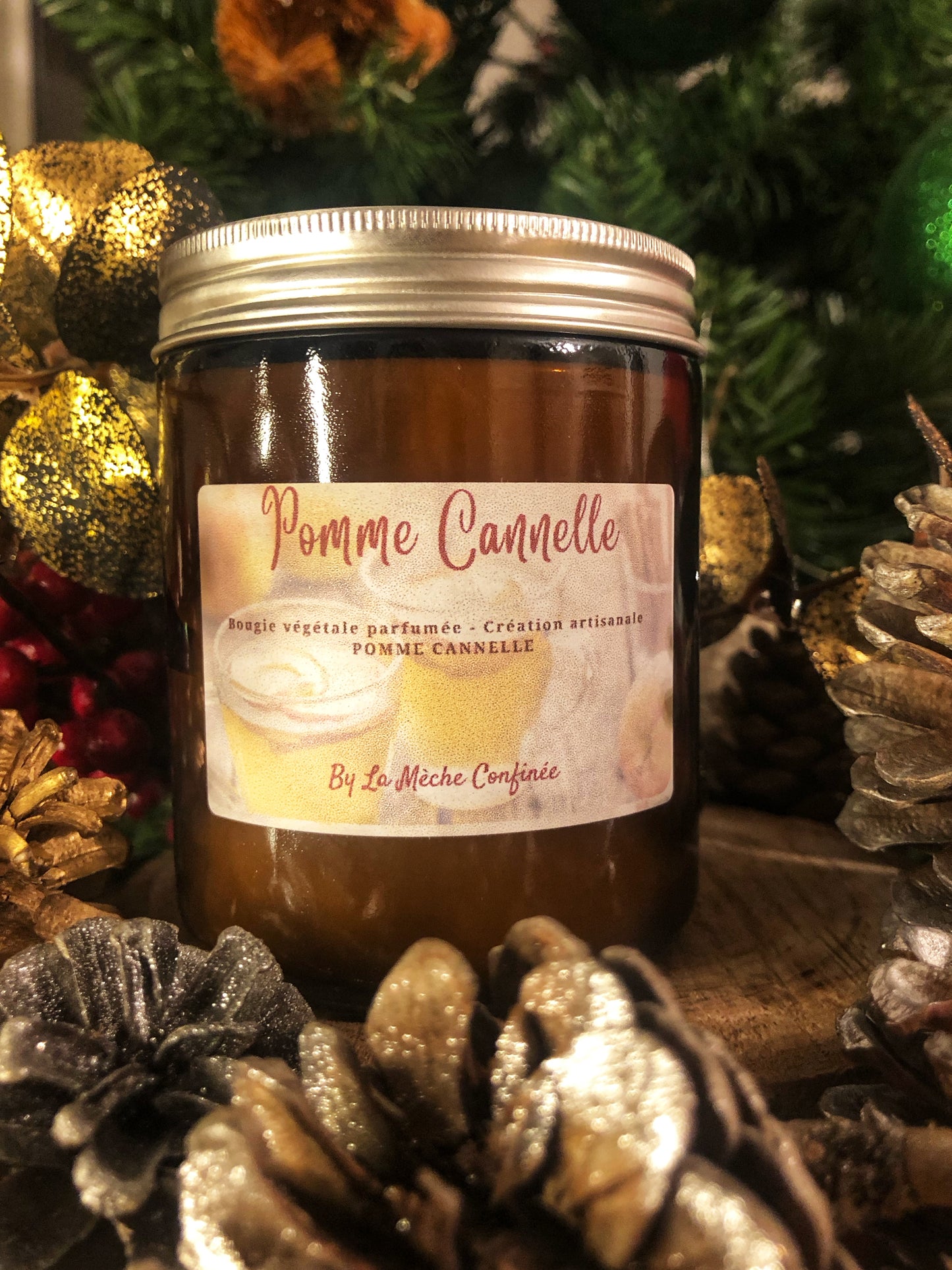 Bougie Pomme Cannelle
