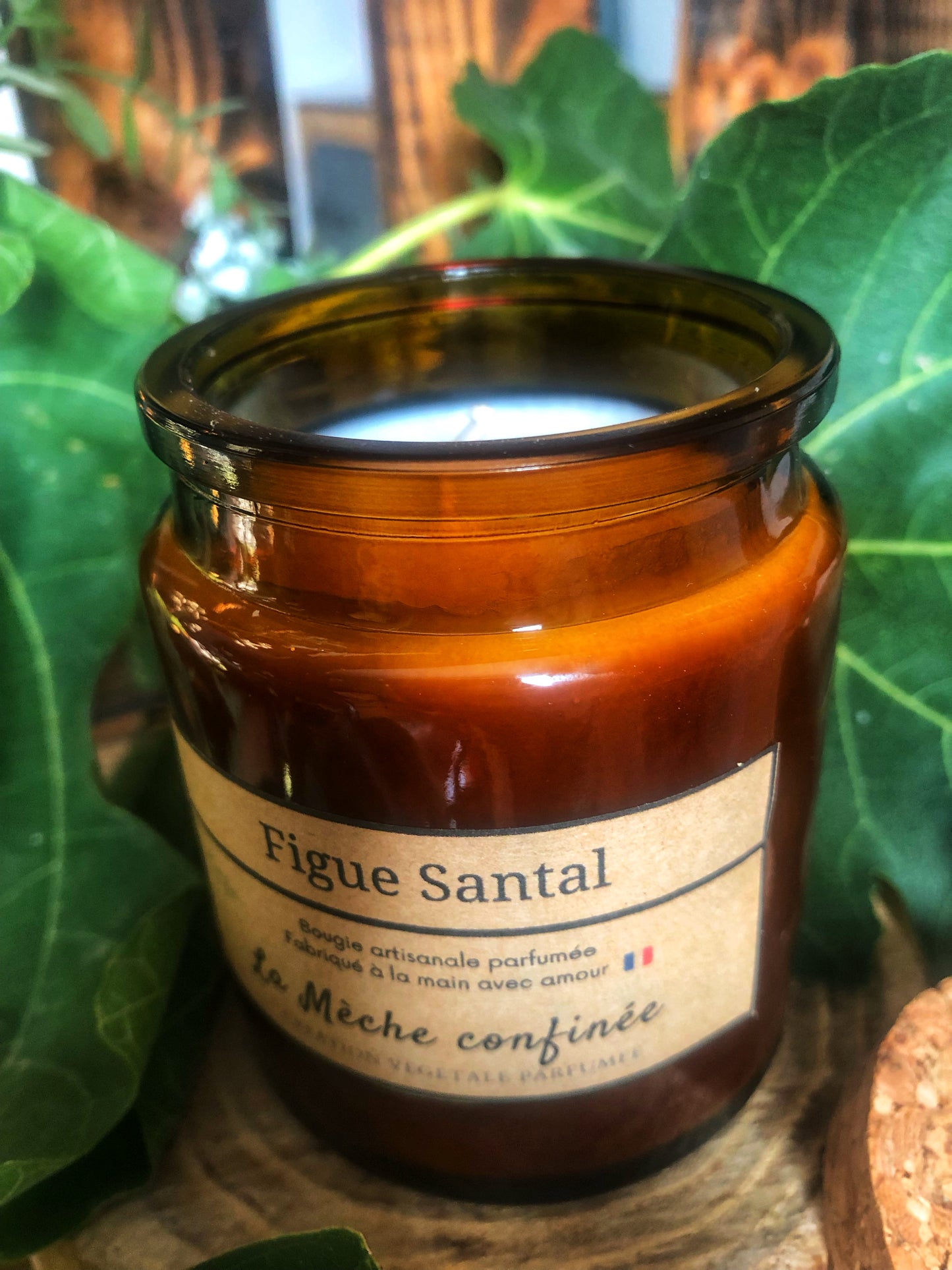 BOUGIE FIGUE SANTAL