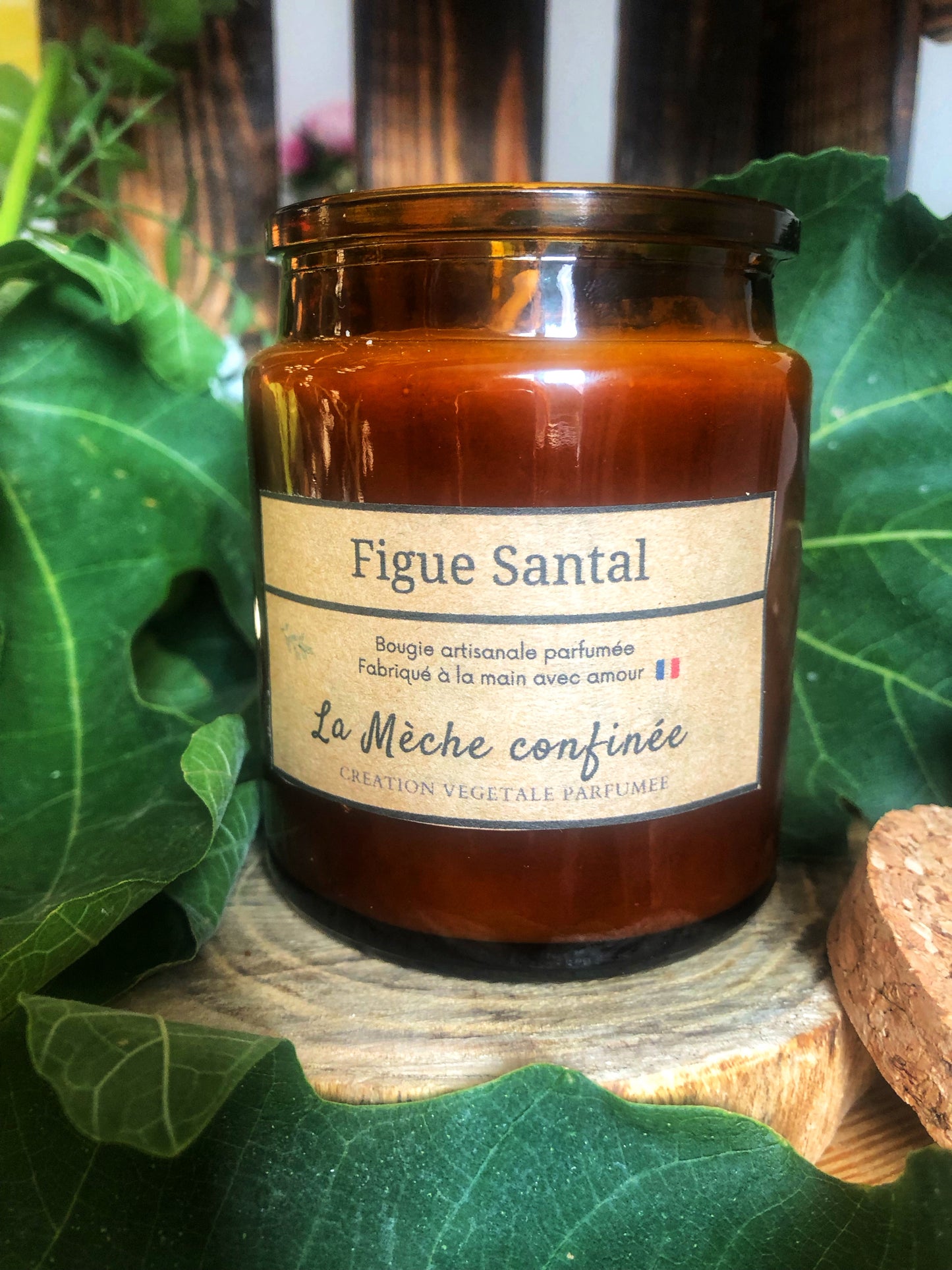 BOUGIE FIGUE SANTAL