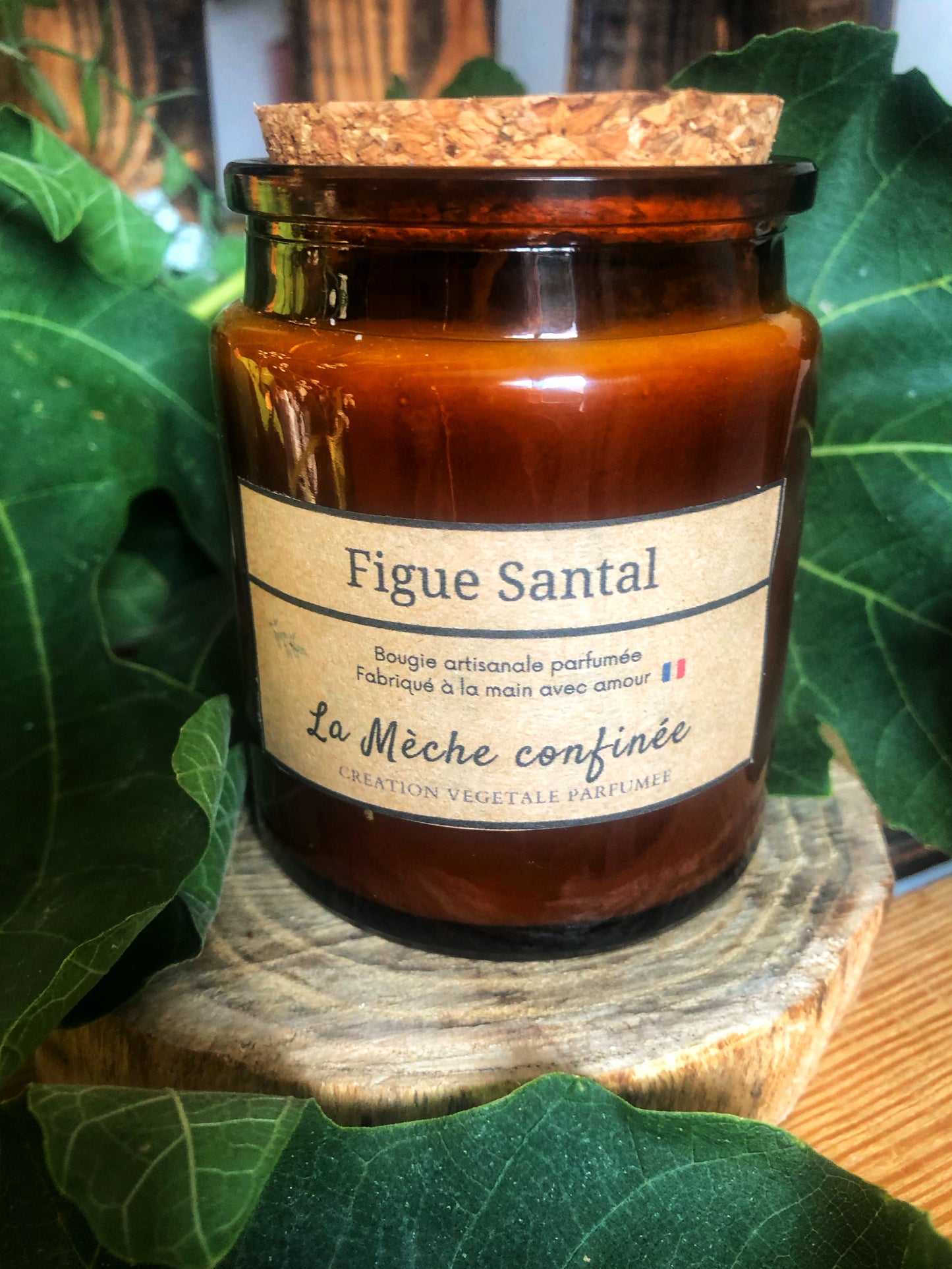 BOUGIE FIGUE SANTAL