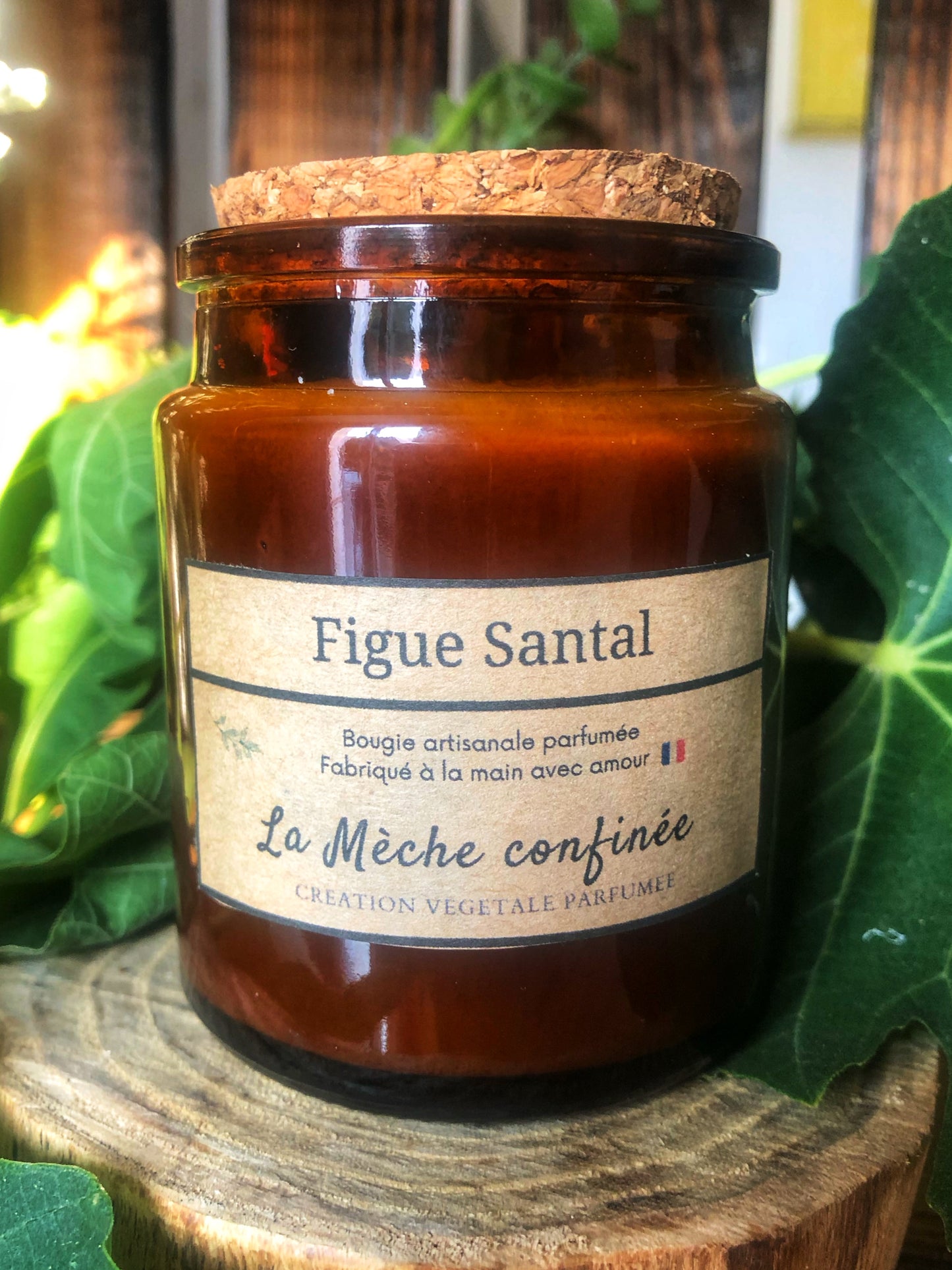 BOUGIE FIGUE SANTAL