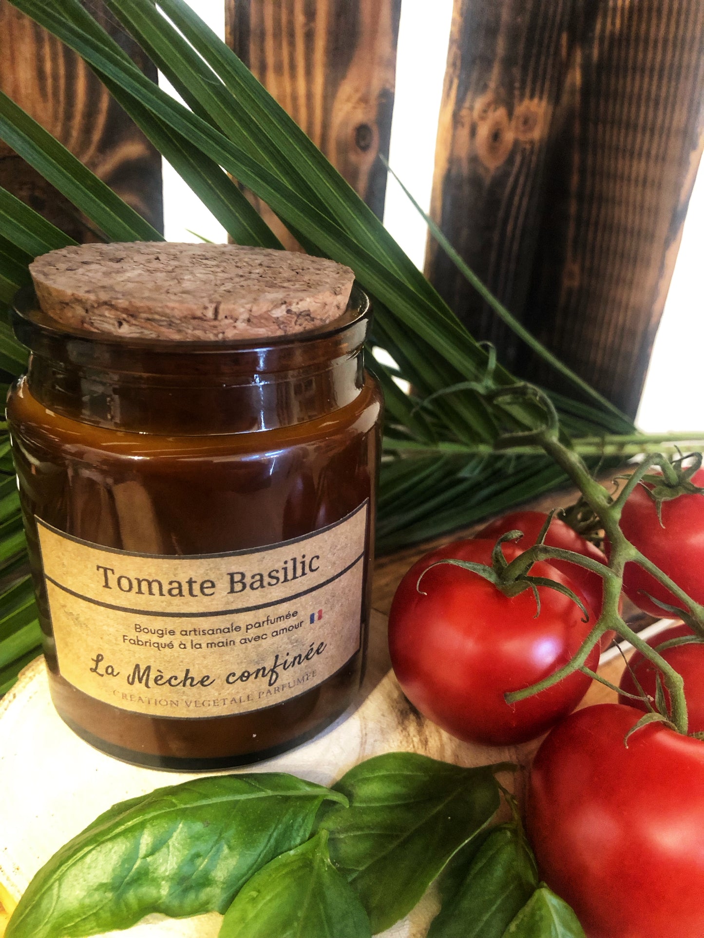 BOUGIE TOMATE BASILIC