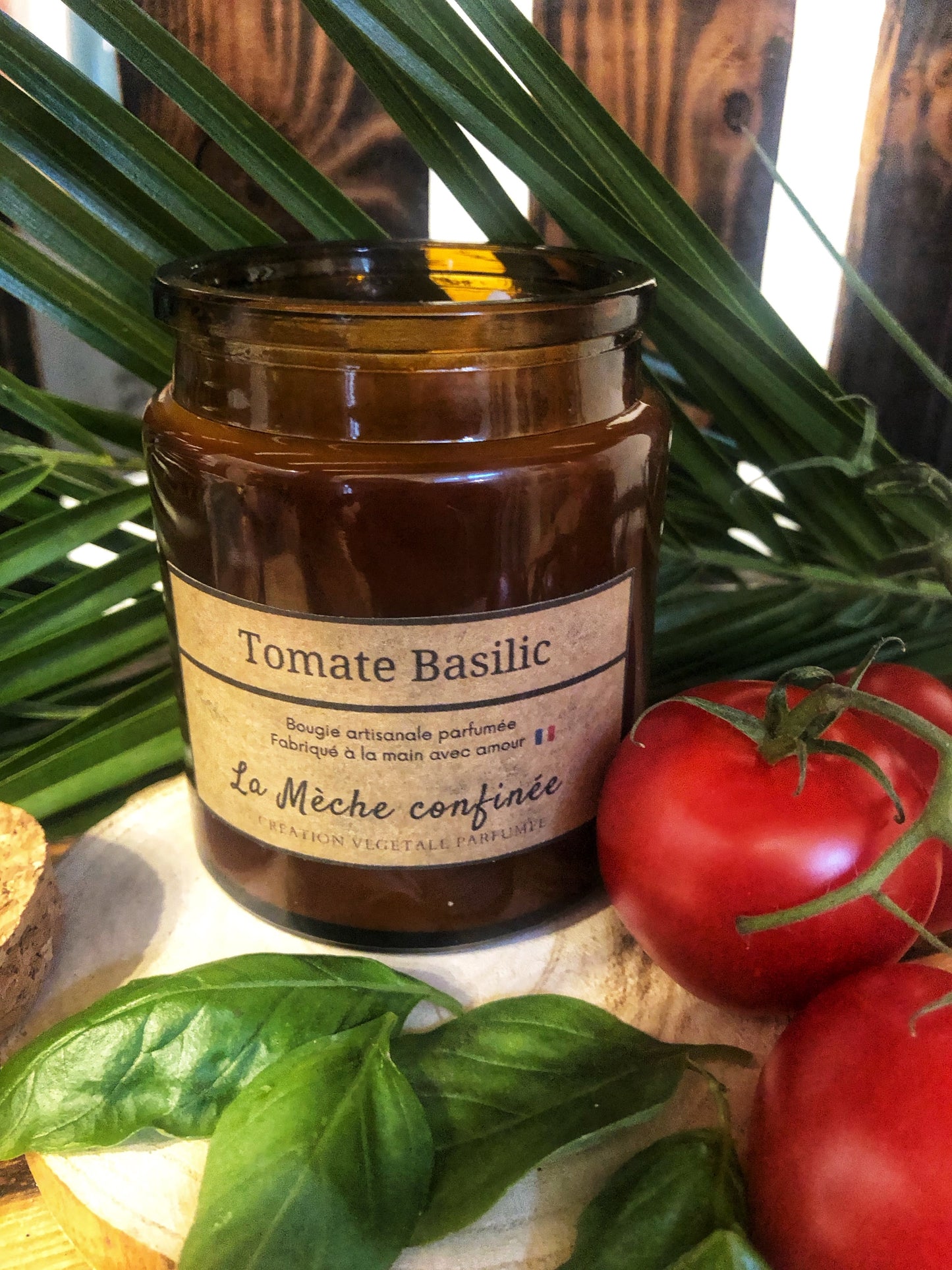 BOUGIE TOMATE BASILIC