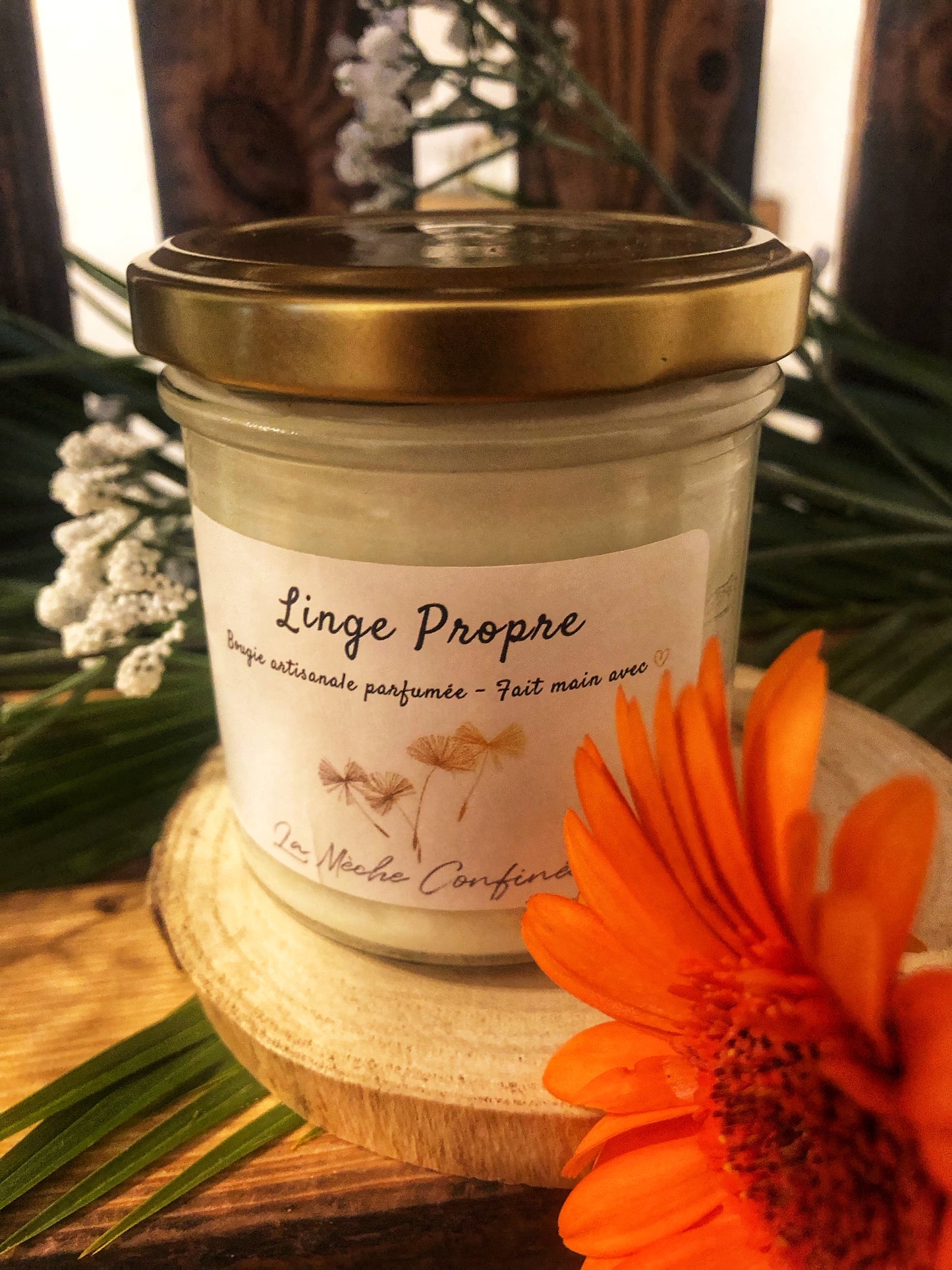BOUGIE LINGE PROPRE