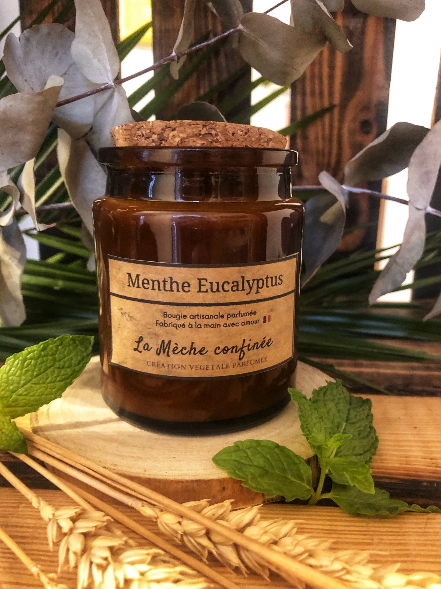 BOUGIE MENTHE EUCALYPTUS