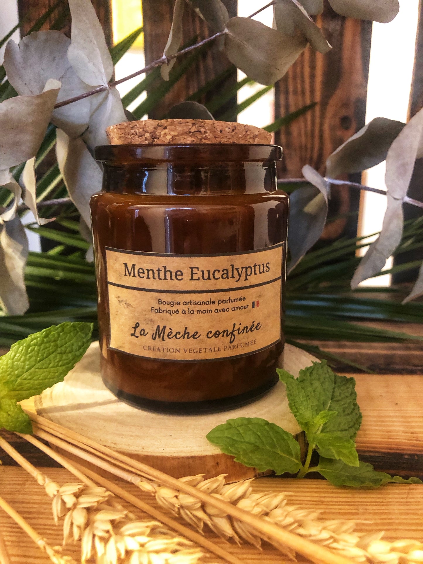 BOUGIE MENTHE EUCALYPTUS