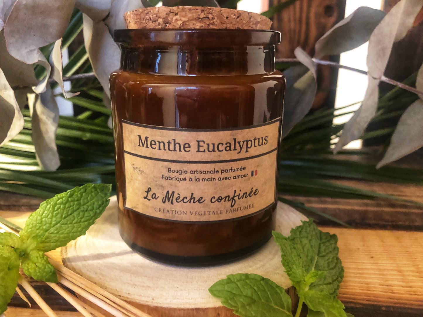 BOUGIE MENTHE EUCALYPTUS