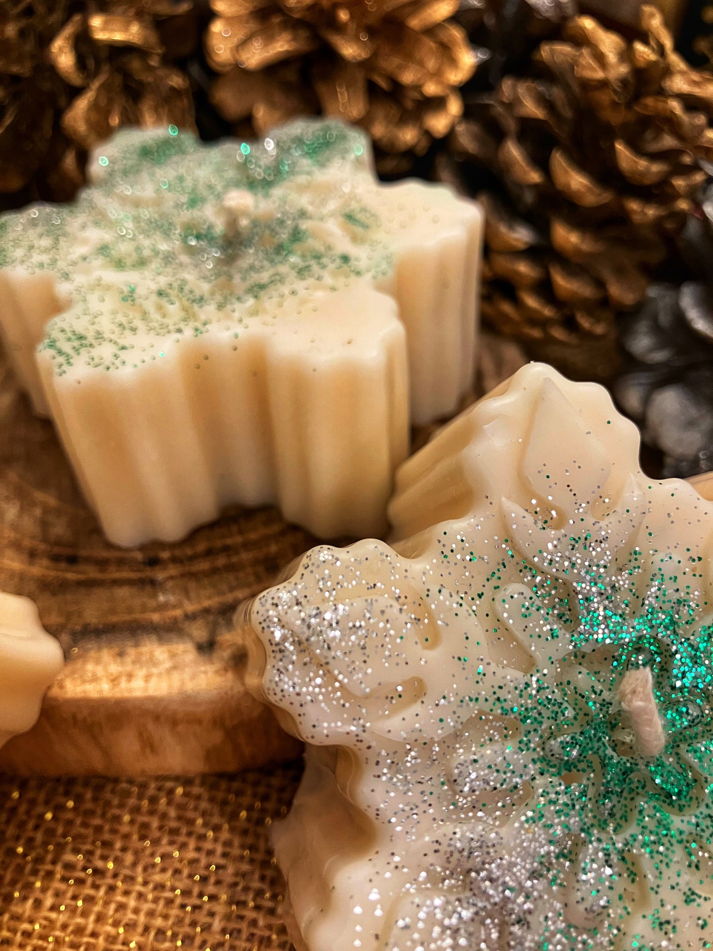 Bougie Etoile des neiges - Senteur Spain de Noel