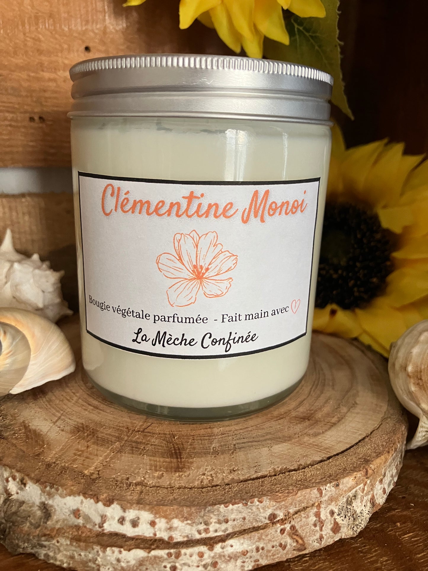 Bougie Clémentine Monoï