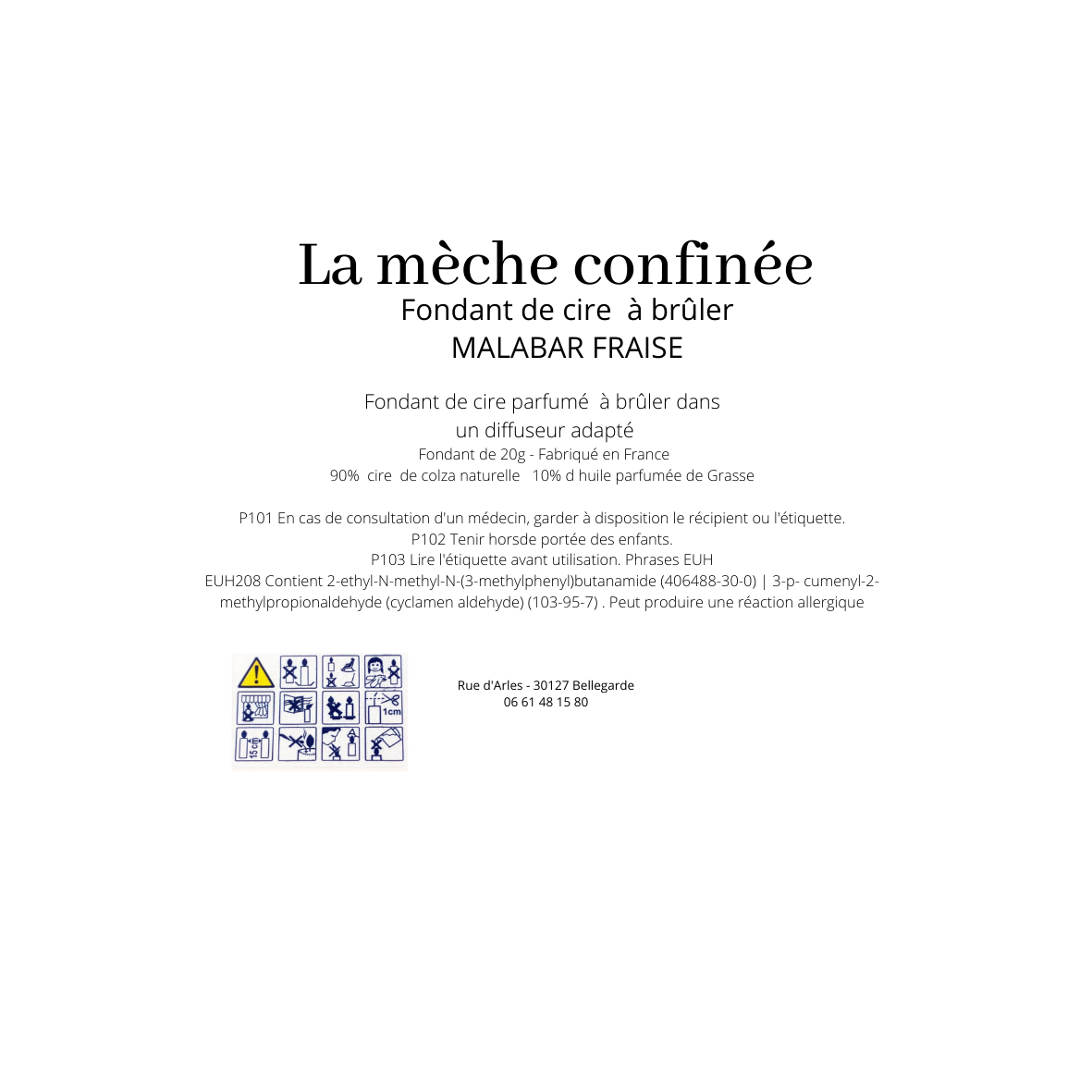 Lot de 2 Fondants de cire MALABAR
