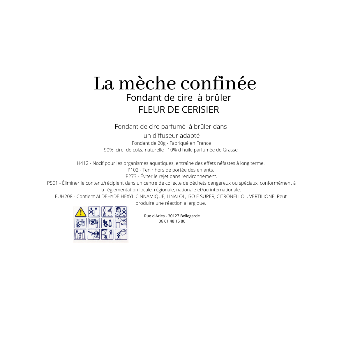 Lot de 2 fondants FLEUR DE CERISIER