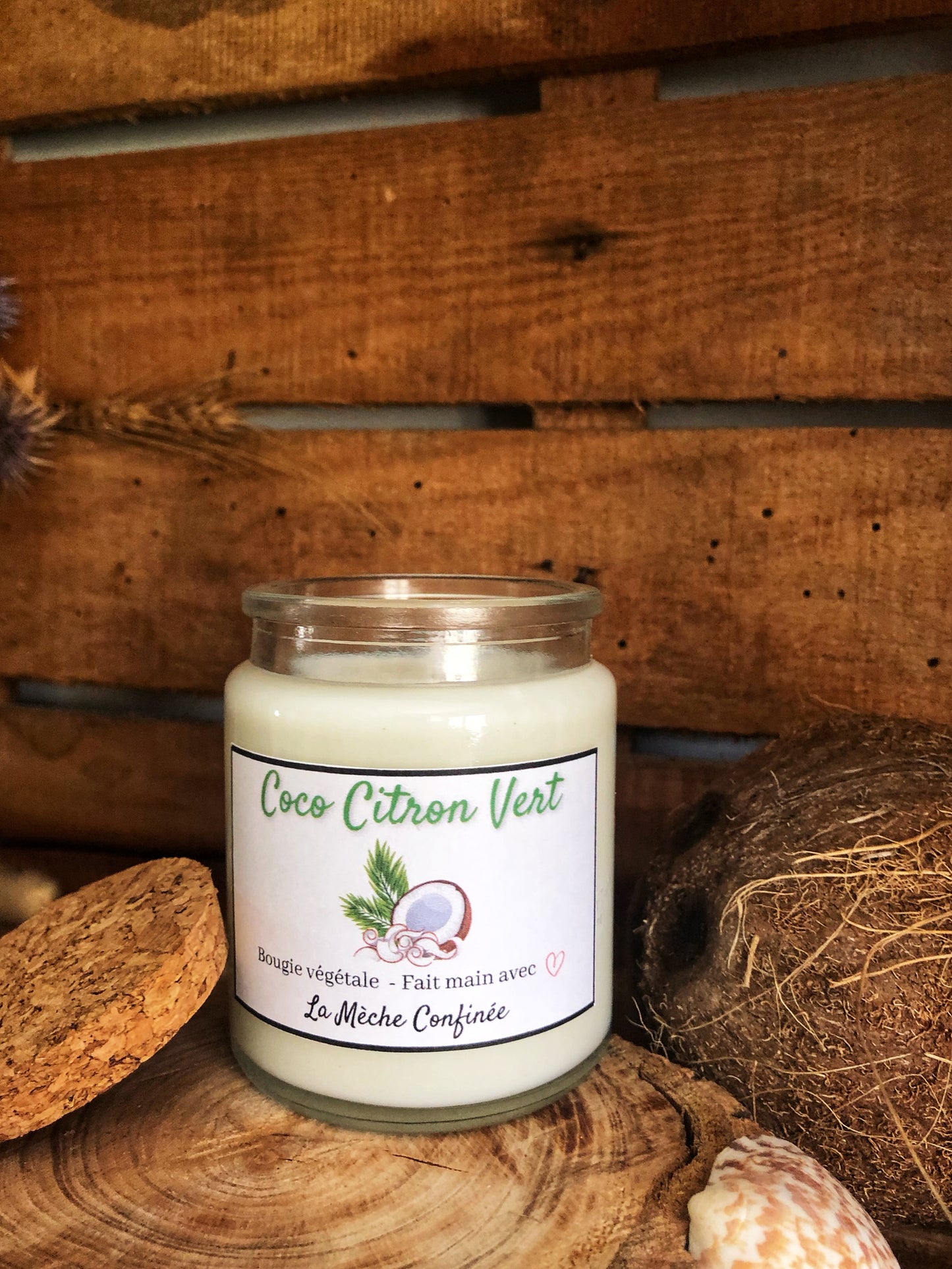 Bougie Coco Citron Vert