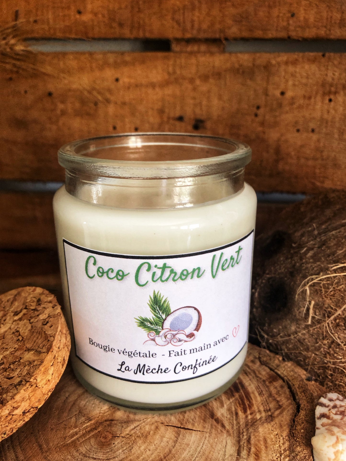 Bougie Coco Citron Vert