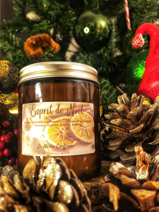 Bougie Esprit de Noël