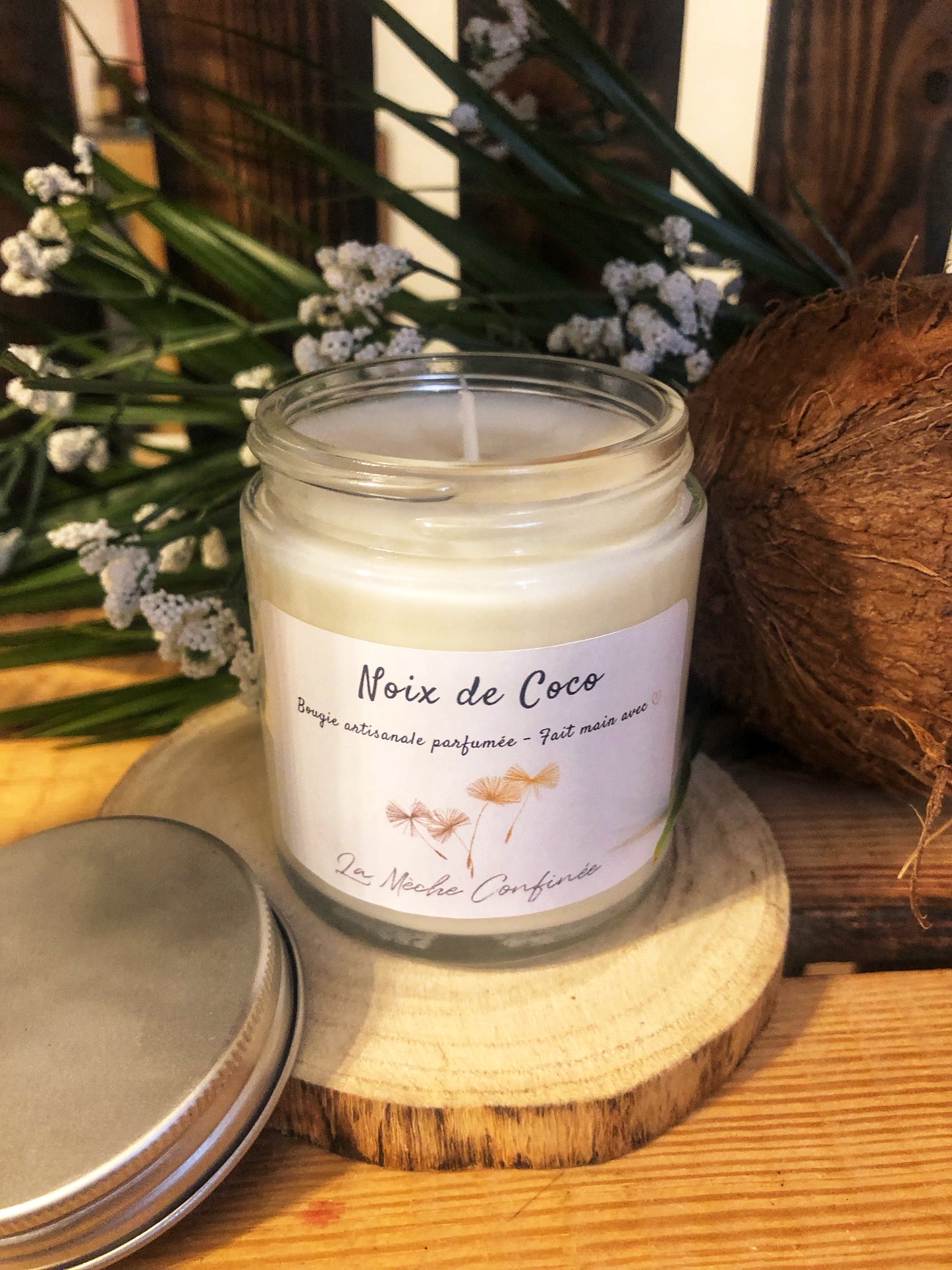 Bougie NOIX DE COCO
