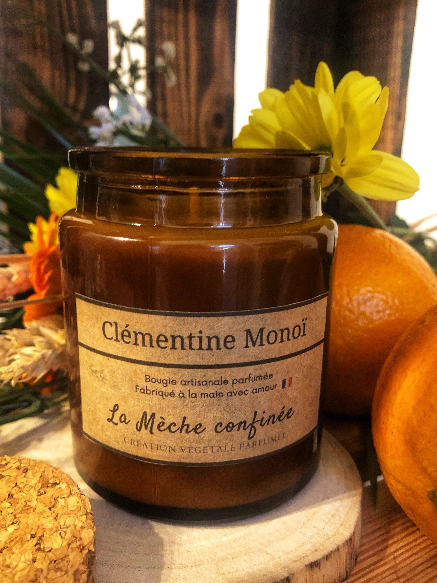 BOUGIE CLEMENTINE MONOI