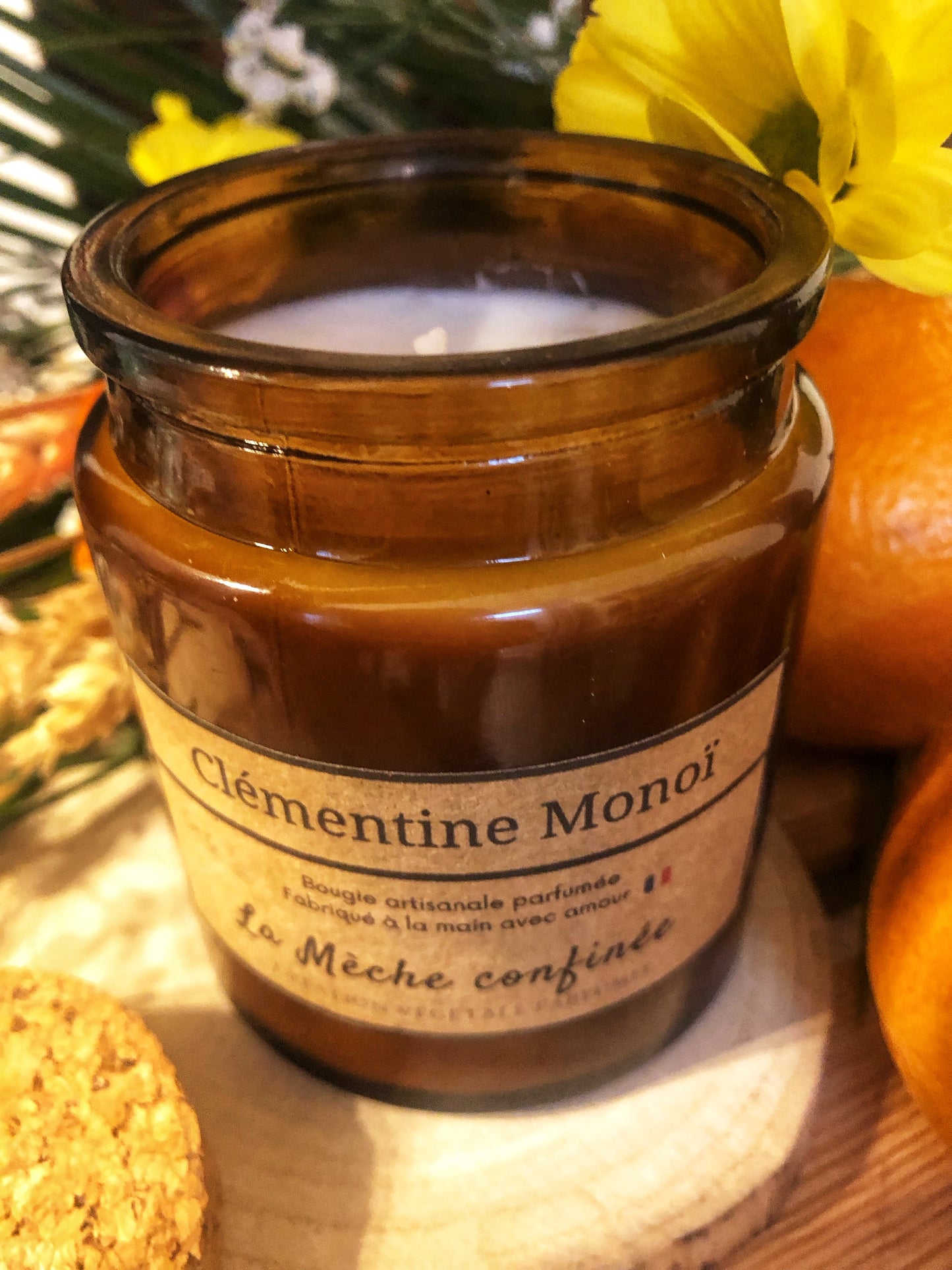 BOUGIE CLEMENTINE MONOI