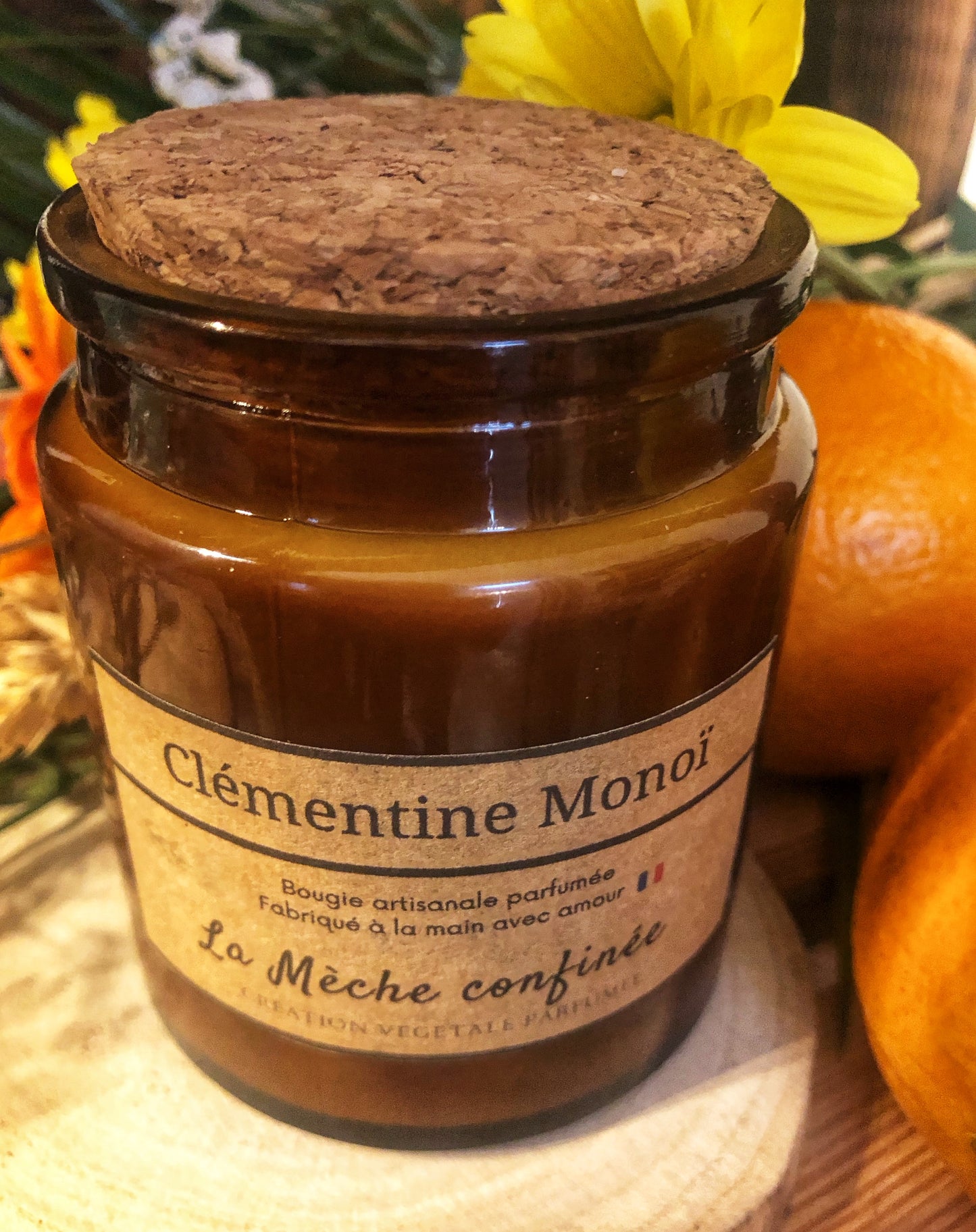 BOUGIE CLEMENTINE MONOI
