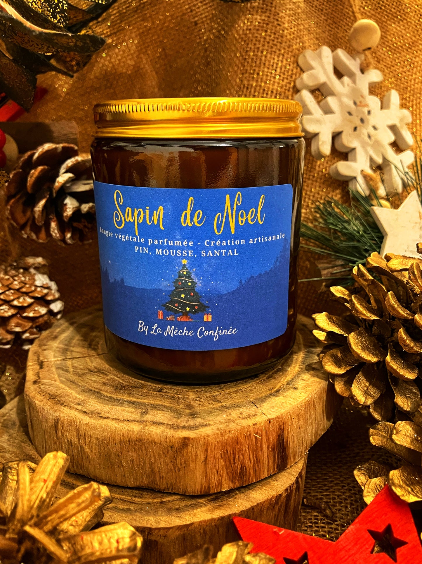 Bougie Sapin de Noël
