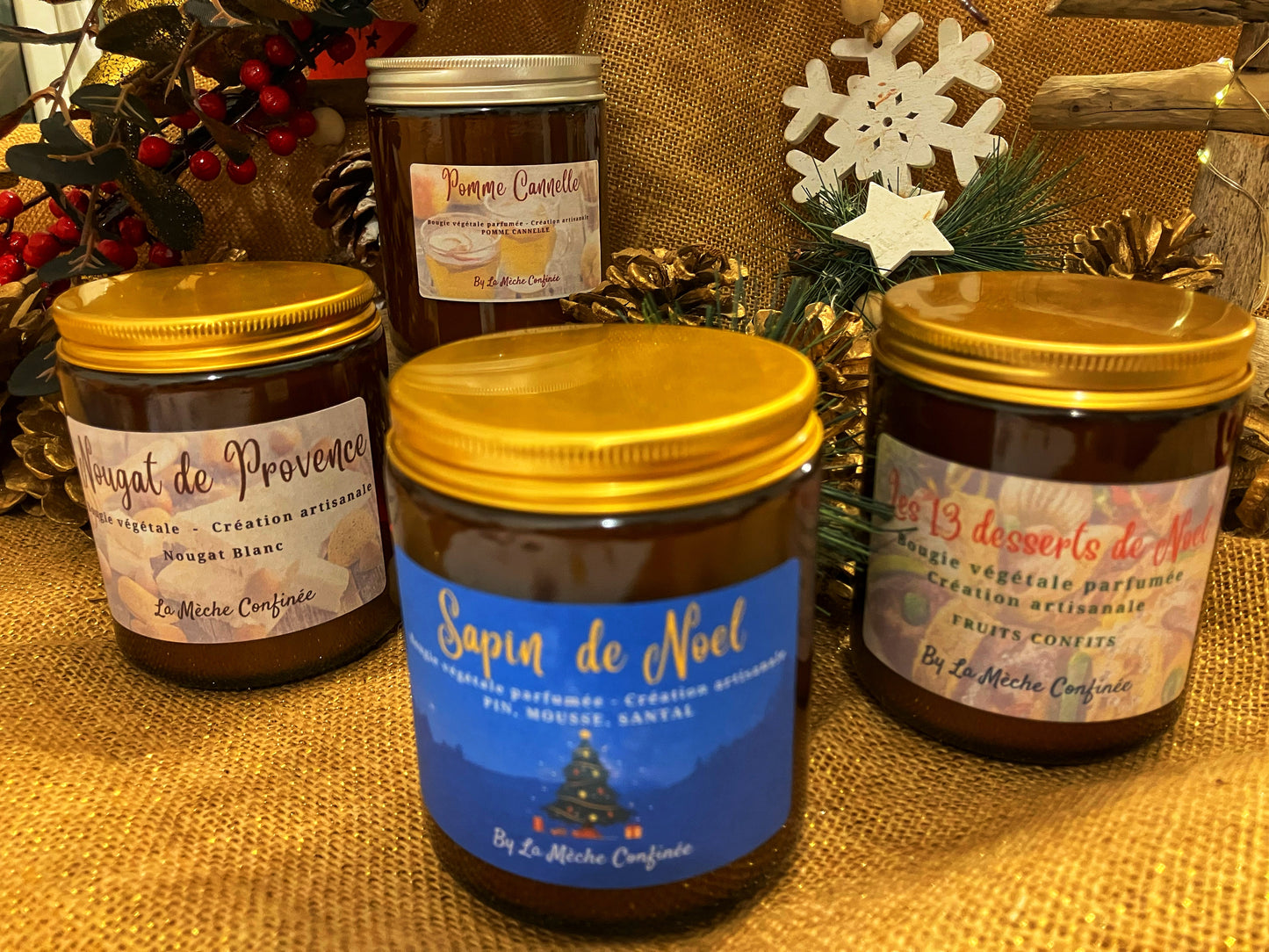 Bougie Sapin de Noël