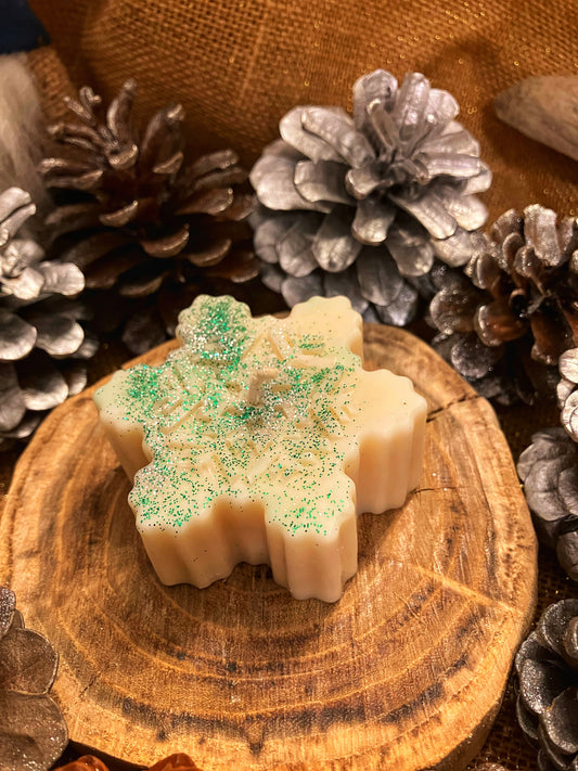 Bougie Etoile des neiges - Senteur Spain de Noel